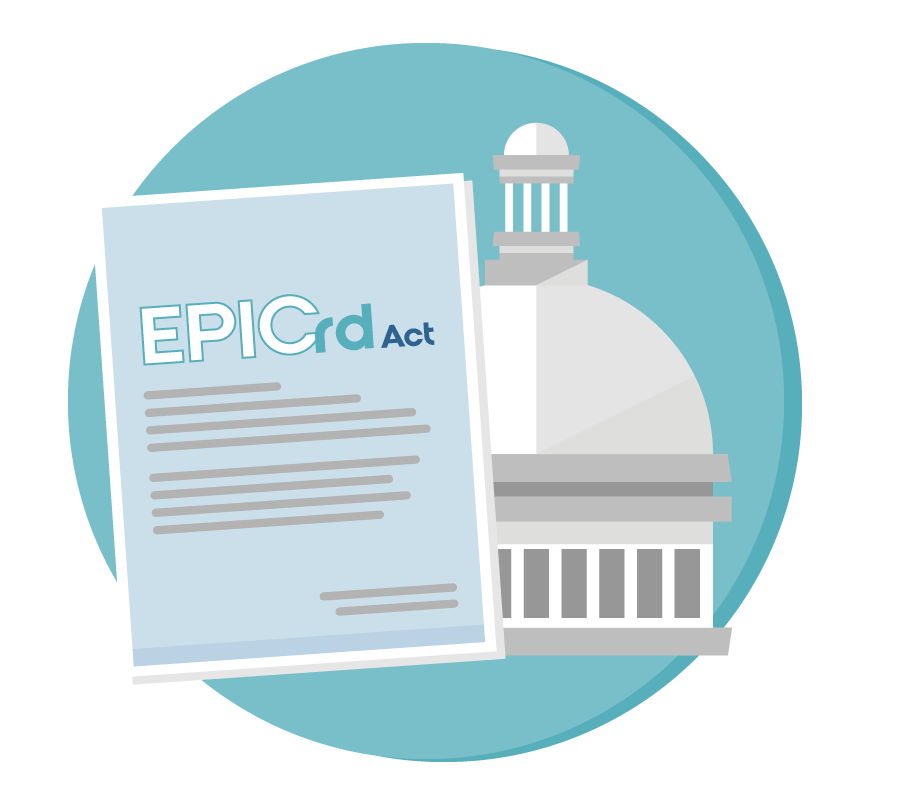 U.S. Capitol Building and EPICrd legislation summary